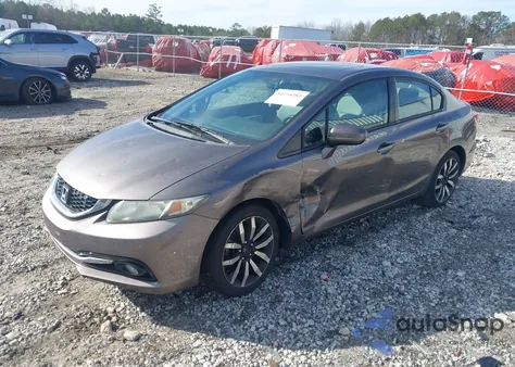 2015 Honda Civic Ex-L z USA, uszkodzony, nr VIN 19XFB2F90FE045719